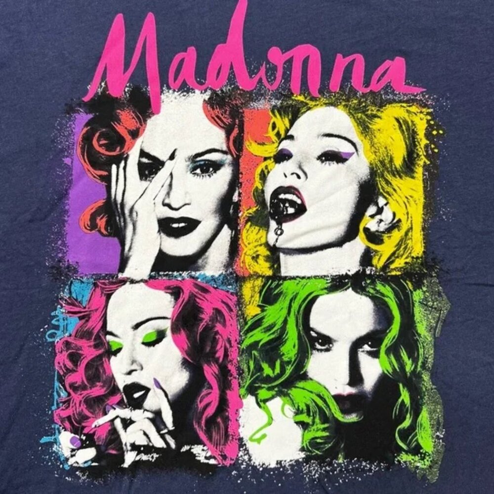 Madonna Rebel Heart Tour 2016 Authentic Graphic T-Shirt